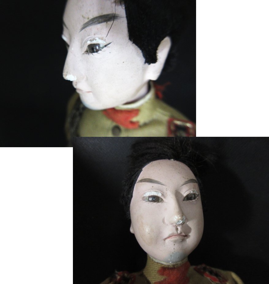 XD623△ アンティーク / 古い人形 / 兵隊 / 全高27cm / 箱入り / ヴィンテージ_画像9