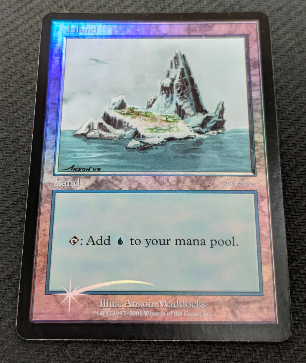 MTG ICE 英語版 アリーナ プロモ Foil 島/Island