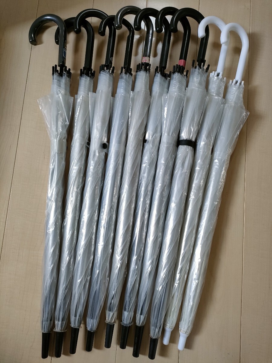 ビニール傘　まとめて10本　65cm 中古品　雨傘