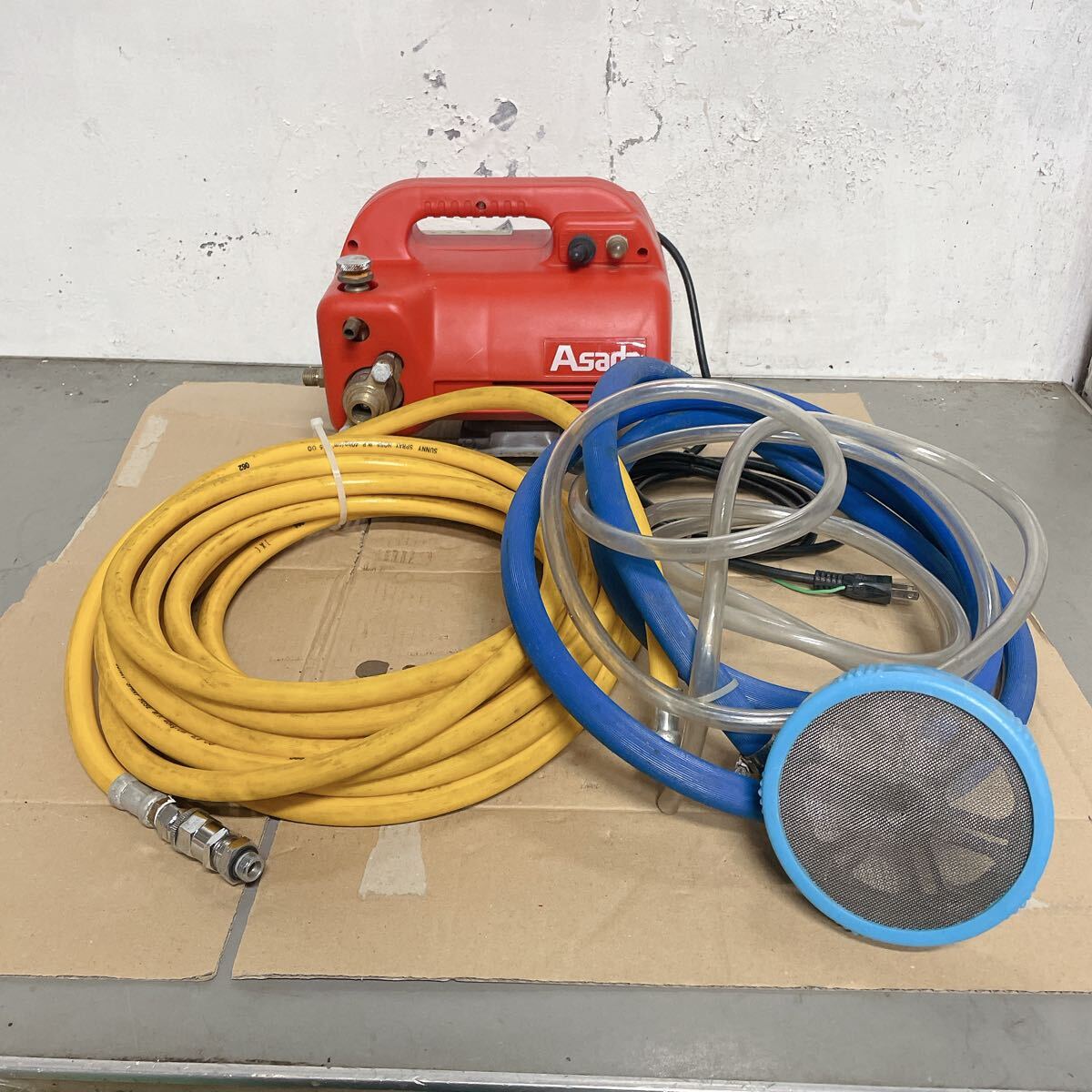 中古 Asada アサダ ホビー40 高圧洗浄機 高圧ポンプ エアコン 中古 Asada アサダ ホビー40 高圧洗浄機 高圧ポンプ エアコン