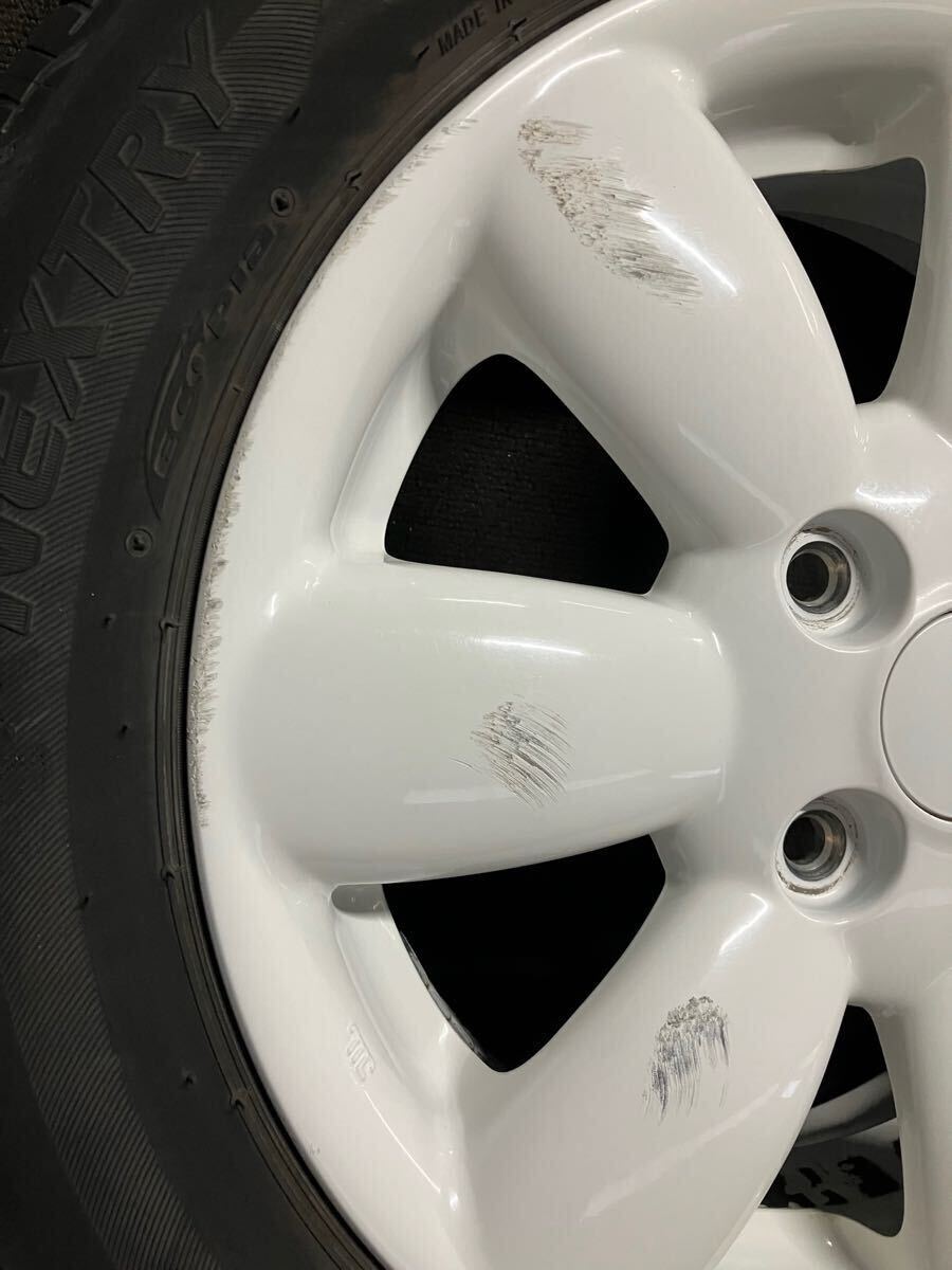 4本セット　14インチ　ラパン純正ホイール　ホワイト ラパン 純正 ホワイト R14 4.5J+45 ハブ径54 4穴 PCD100 14インチ