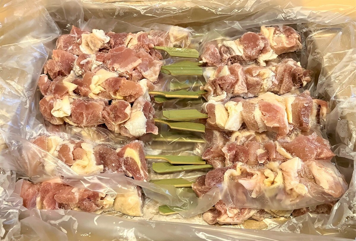 ★焼鳥(niǎo) やきとり 伊達(dá)鶏 もも串40ｇ★200本 業(yè)務(wù)用 冷凍もも肉 BBQ バーベキュー ※一部送料無(wú)料