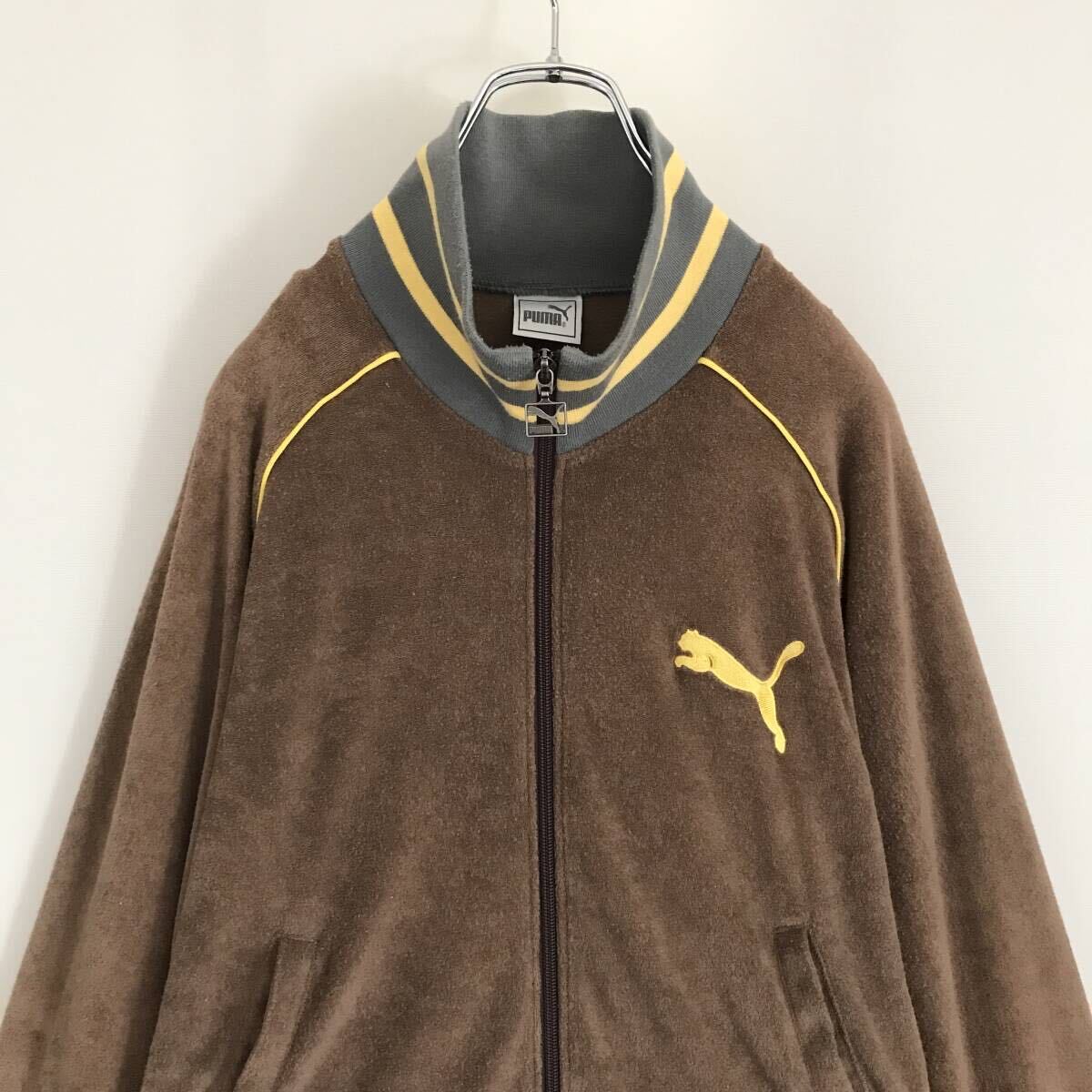 PUMA プーマ パイル地トラックジャケット パイルジャージ ライン PUMA プーマ パイル地トラックジャケット パイルジャージ ライン