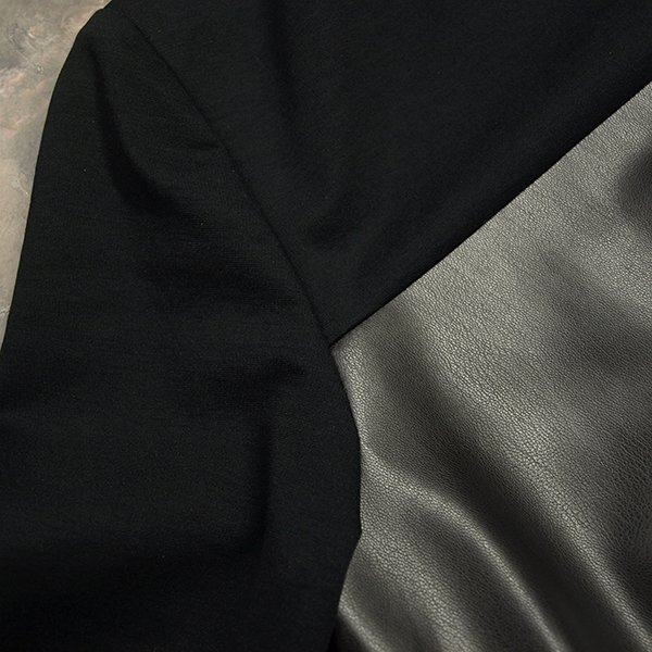 FOXEY NEW YORK◇フォクシーニューヨーク・43872 Dress Tessa七分袖 合皮ワンピース◇38サイズ・ブラック　クリーニング済み　美品_画像7