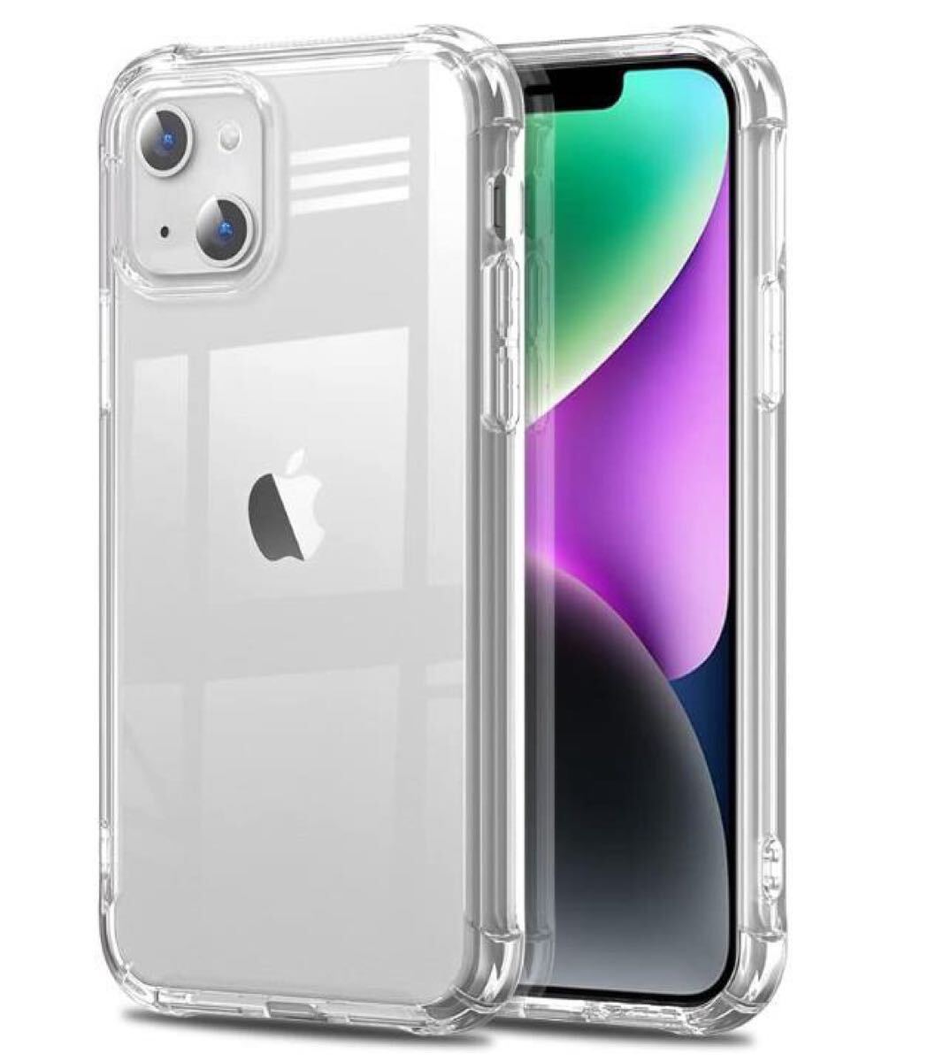 iphone14 Plus クリア ラバー シリコン ケース ショック軽減 iphone 14 plus カバー_画像3