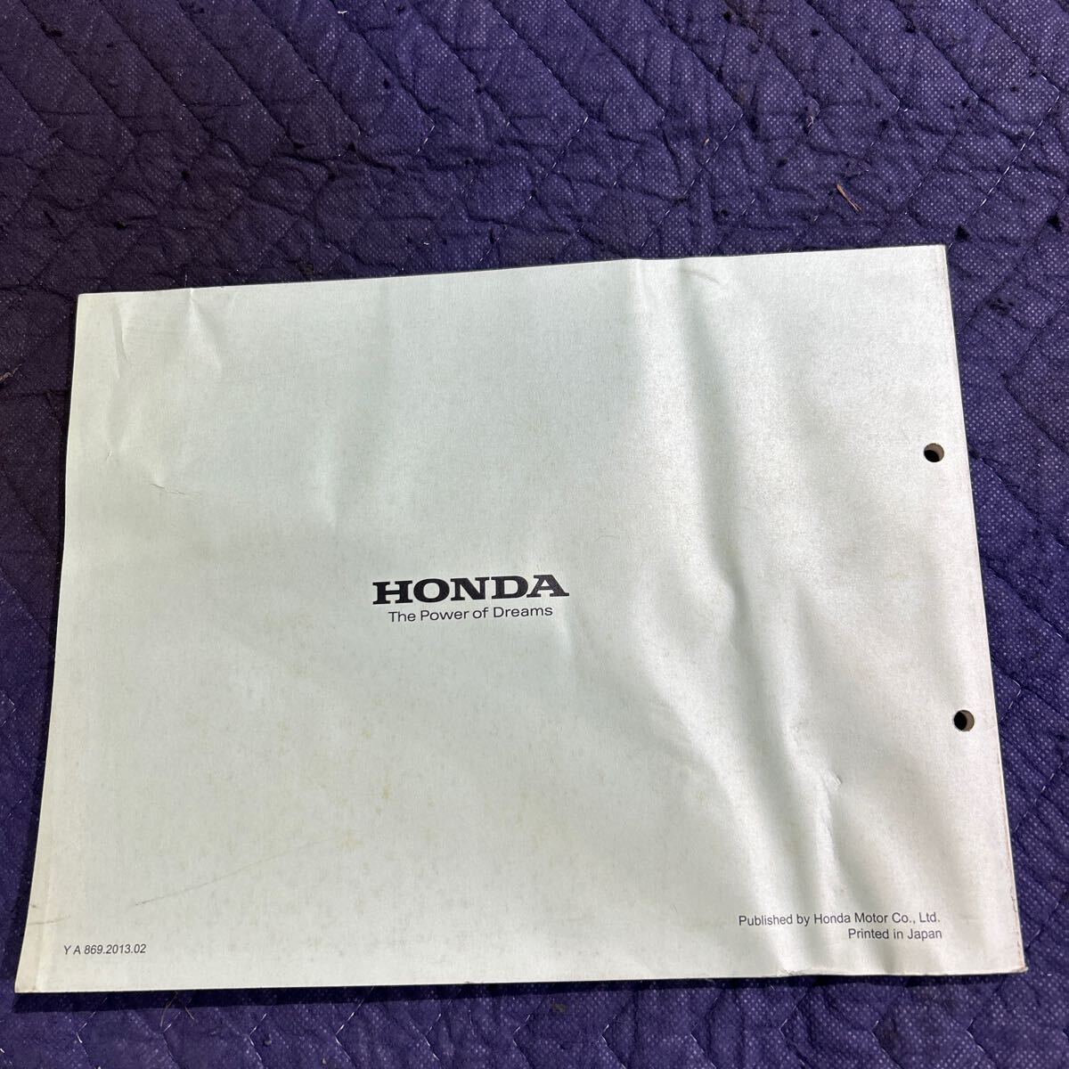 [1224] Honda каталог запчастей сервисная книжка 1 версия GOLDWING F6B GL1800BD [SC68-110]H25 год 2 месяц выпуск 