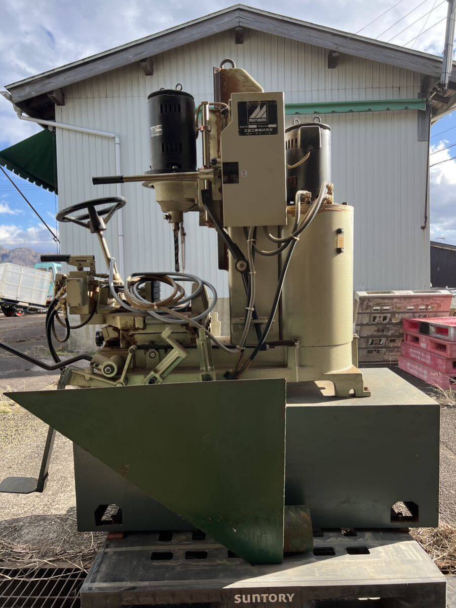 三浪工業 中古 木工機械 木材 加工 油圧角ノミ角のみ MINAMI 木工用 三浪工業 中古 木工機械 木材 加工 油圧角ノミ角のみ MINAMI 木工用