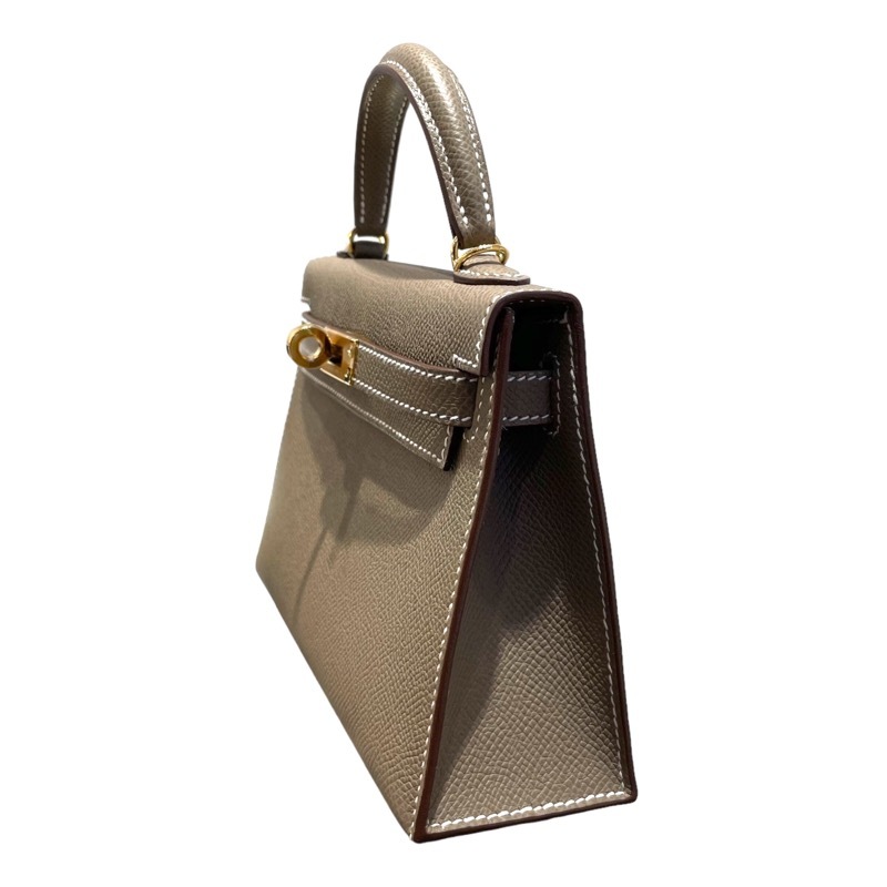 エルメス HERMES ミニケリー2 W刻 エトゥープ GD金具 エプソン エルメス HERMES ミニケリー2 W刻 エトゥープ GD金具 エプソン