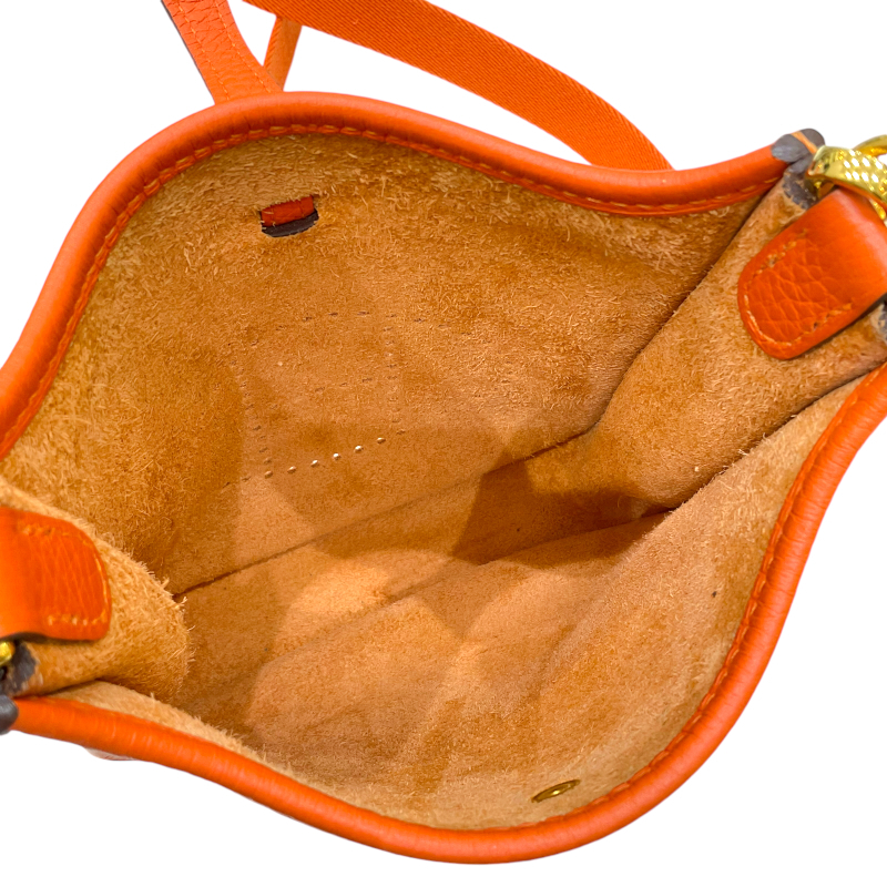 エルメス HERMES エヴリンTPM U刻印 オレンジミニアン ゴールド エルメス HERMES エヴリンTPM U刻印 オレンジミニアン ゴールド