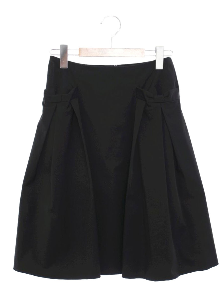 FOXEY NEW YORK フォクシー スカート ストレッチタフタ ブラック ITICBLIGNB4G