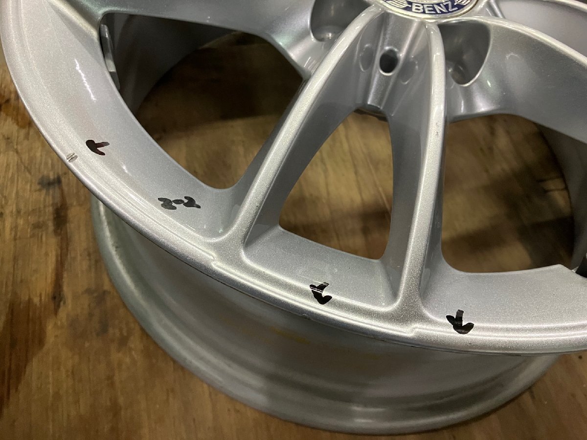  Benz A Class W177 V177 колесо 6.5J 16 дюймовый ET44 4шт.@ царапина есть / A1774010100 1774010100 / алюминиевые колеса 6.5 16 44 A177