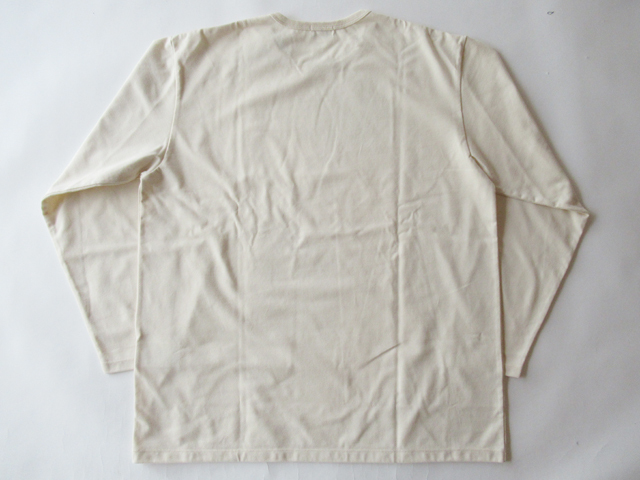 【コンビニ受取対応商品】 COOLMAX nanamica 2024aw Jersey ナチュラル サイズM Tee L/S 長袖Tシャツ
