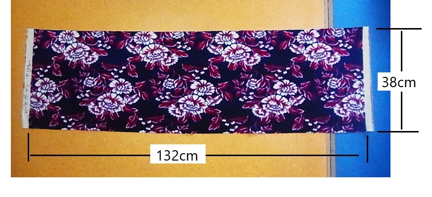 金華山生地?ローズガーデン?巾132cm×38cmカット物1點(diǎn)限り品処分?DIY??