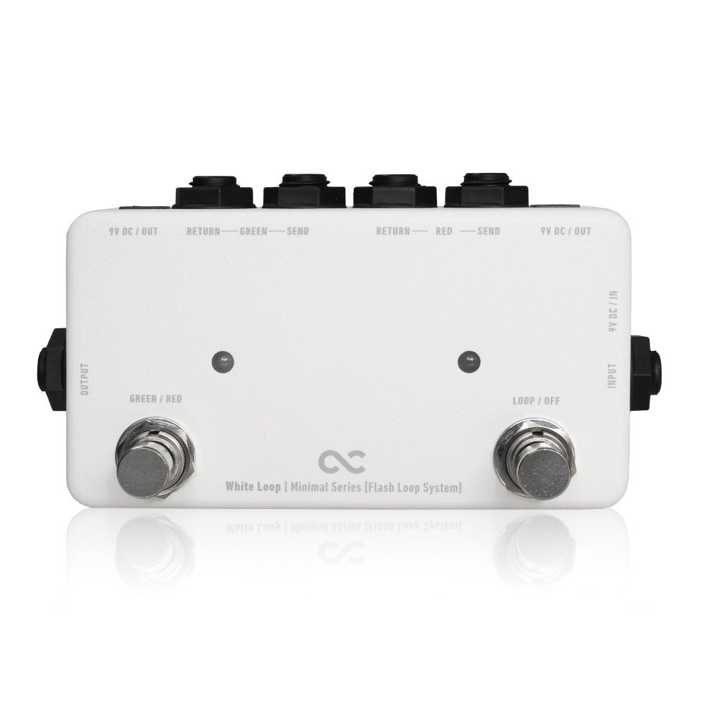 最落無し! One Control Minimal Series White Loop / a46662　Loopチャンネルを瞬時に切替可能なFlash Loopを採用.2ループスイッチャー 1円