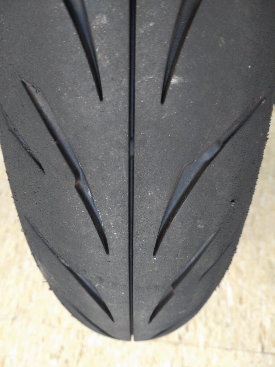 中古MCタイヤ 2024年製 BRIDGESTONE BATTLAX BT-39SS 120/80-17 ブリヂストン