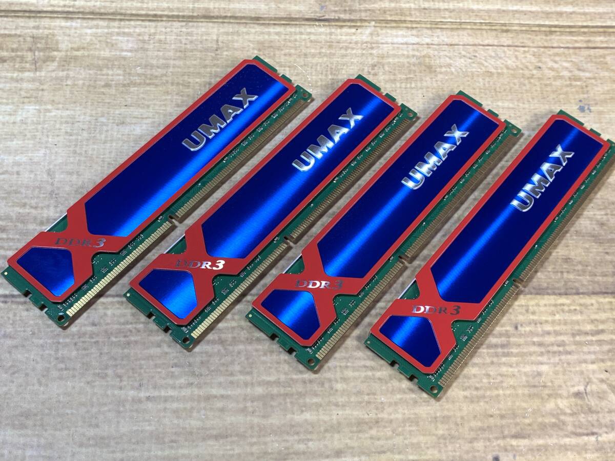 *UMAX DDR3 1600 4GB×4 sheets 16GB memory reset PC3-12800 Cetus QCD3-16GB-1600OC superior article beautiful goods * sending 185ok*