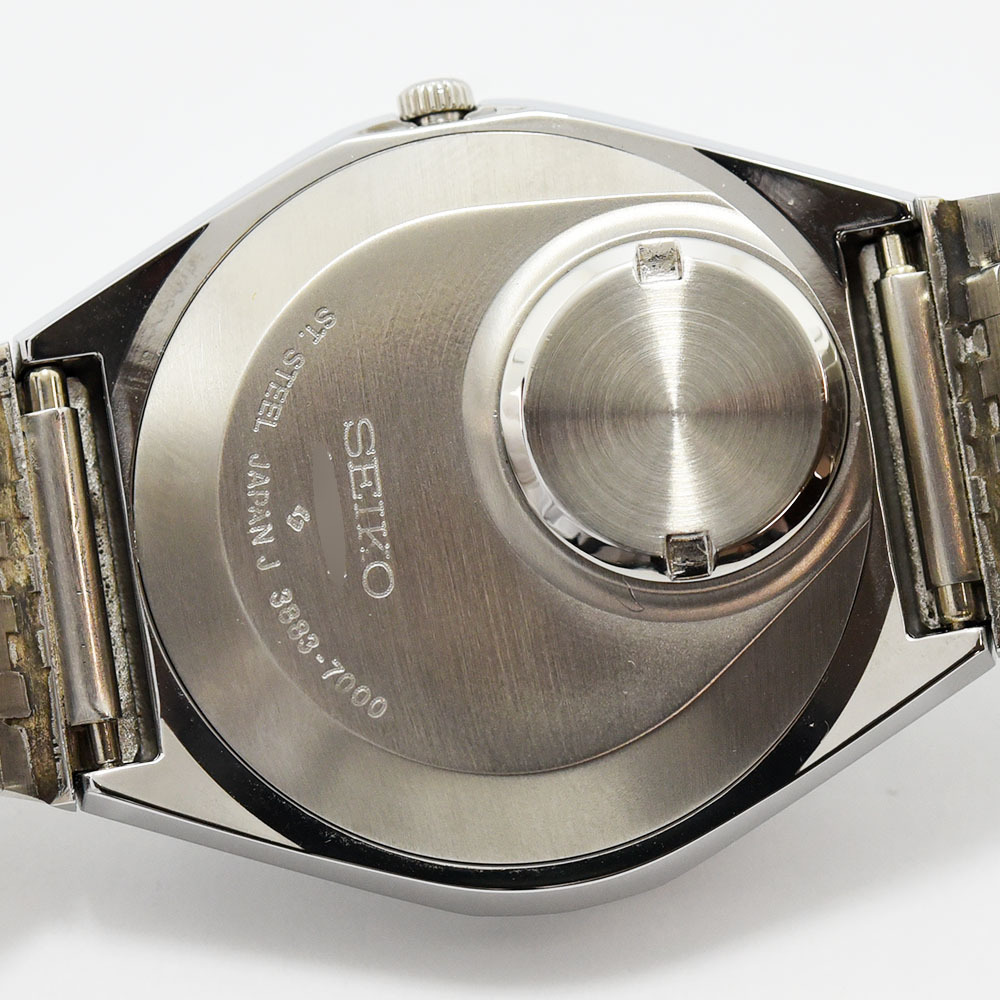 セイコー 中古 メンズ SEIKO スーペリア SUPERIOR 3883-7000 クォーツ SS ステンレススチール モルフォ蝶 軽仕上げ_画像5