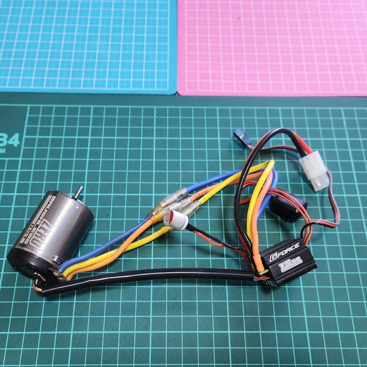 即決《送料無料》　G force　TS50 ブラシレス　アンプ　　ヨコモ ZERO モーター　8.5T　YD-2　ラジコン　tt01 tt02 ドリパケ　ESC
