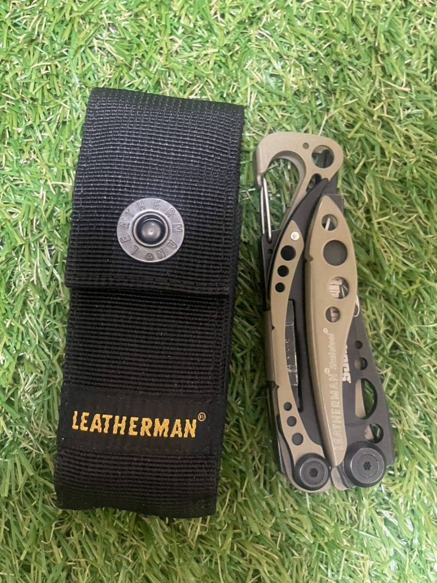 LEATHERMAN SKELETOOL Coyote Tan 専用ナイロン製シース付 LEATHERMAN SKELETOOL Coyote Tan 専用ナイロン製シース付