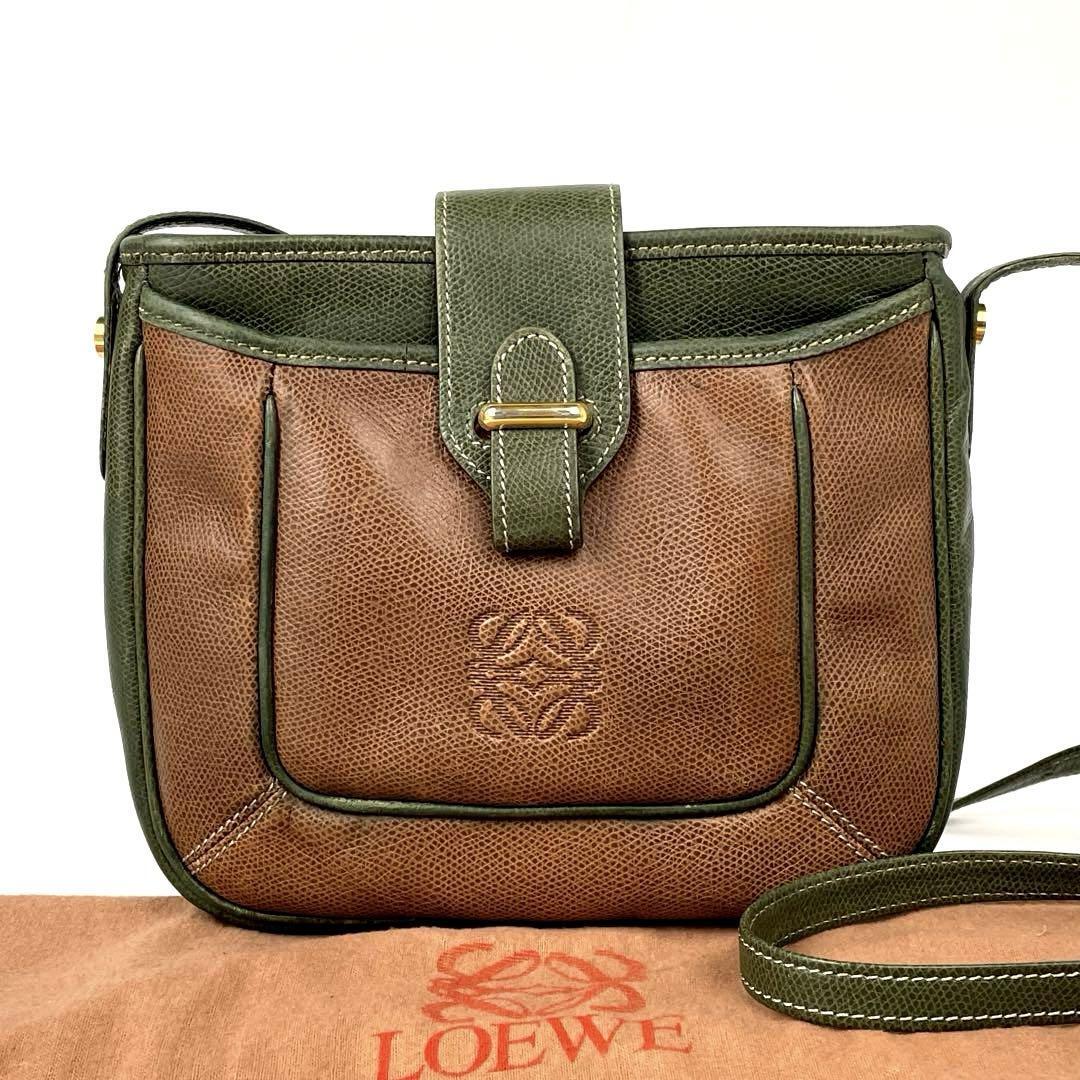 ロエベ LOEWE 採ら アナグラム ヴィンテージ 斜め掛け 肩掛け ロエベ LOEWE 採ら アナグラム ヴィンテージ 斜め掛け 肩掛け