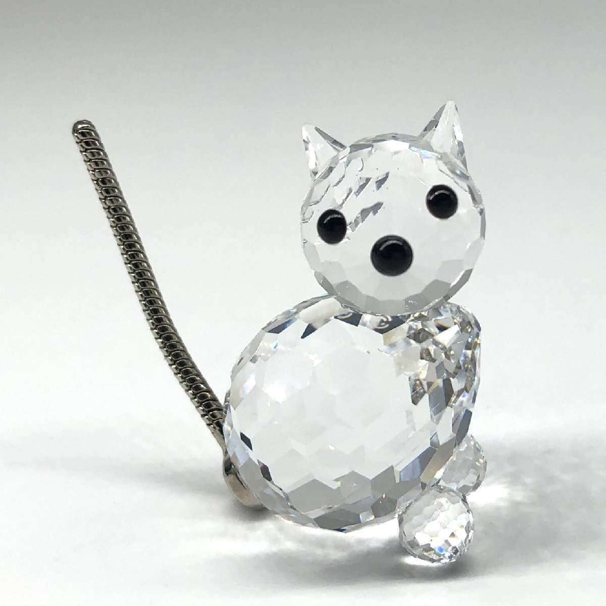 SWAROVSKI スワロフスキー 猫 010011 ネコ 子猫 しっぽ_画像1