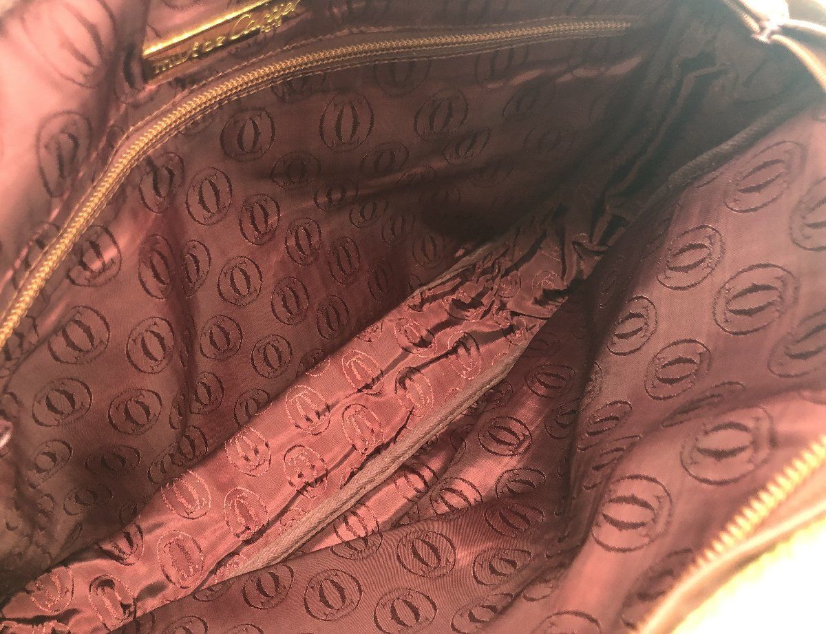 Cartier Cartier Must сумка на плечо сумка "почтальонка" желтый бордо toliniti кожа кожа 