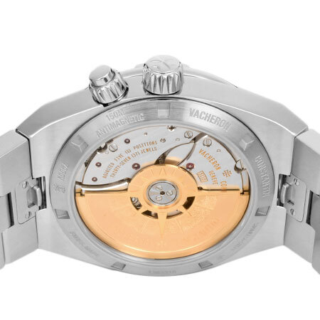 vashu long темно синий s Tintin VACHERON CONSTANTIN над She's двойной время SS мужской самозаводящиеся часы часы серебряный 7900V/110A-B333