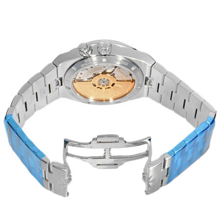 vashu long темно синий s Tintin VACHERON CONSTANTIN над She's двойной время SS мужской самозаводящиеся часы часы серебряный 7900V/110A-B333