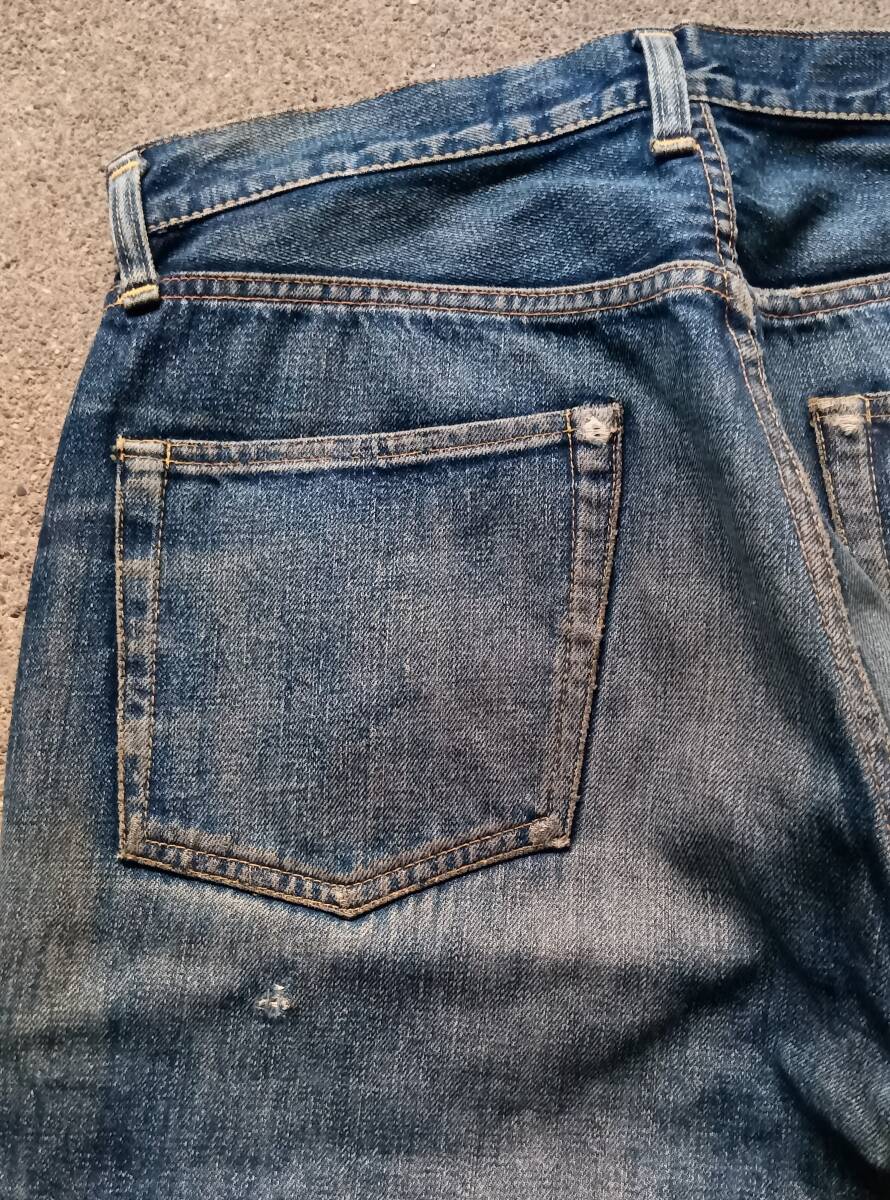  первоклассный 50s Vintage Levis 501XX кожа patch W32 47 модель большой битва большой E 66