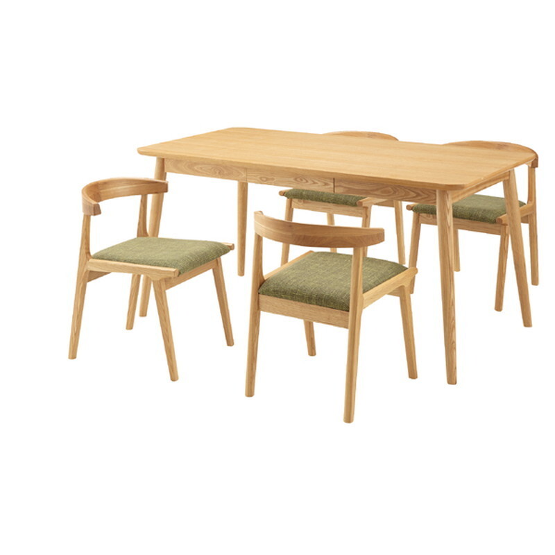  Henry обеденный стол [ натуральный ] натуральное дерево ( пепел ) натуральное дерево косметика волокно доска ( пепел ) уретан покраска 