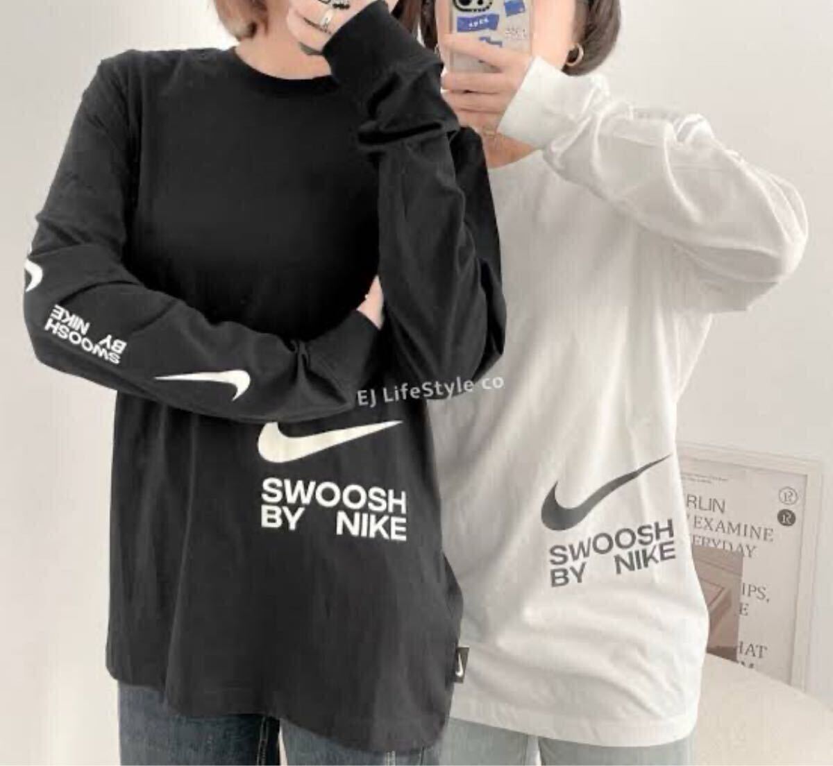 S 新品 NIKE ナイキ メンズ スウッシュ Byロングスリーブ T S 新品 NIKE ナイキ メンズ スウッシュ Byロングスリーブ T
