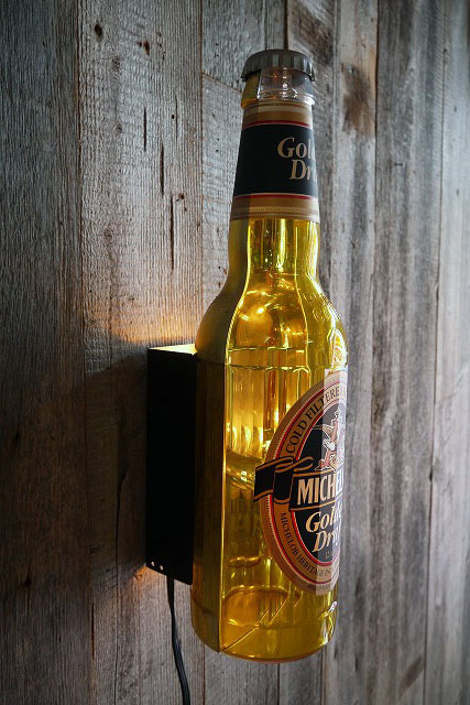  Vintage MICHELOB свет автограф [golw-104] осмотр America /USA/1992 год /beer/mike Lobb / бутылка type освещение интерьер орнамент / магазин инвентарь смешанные товары табличка 