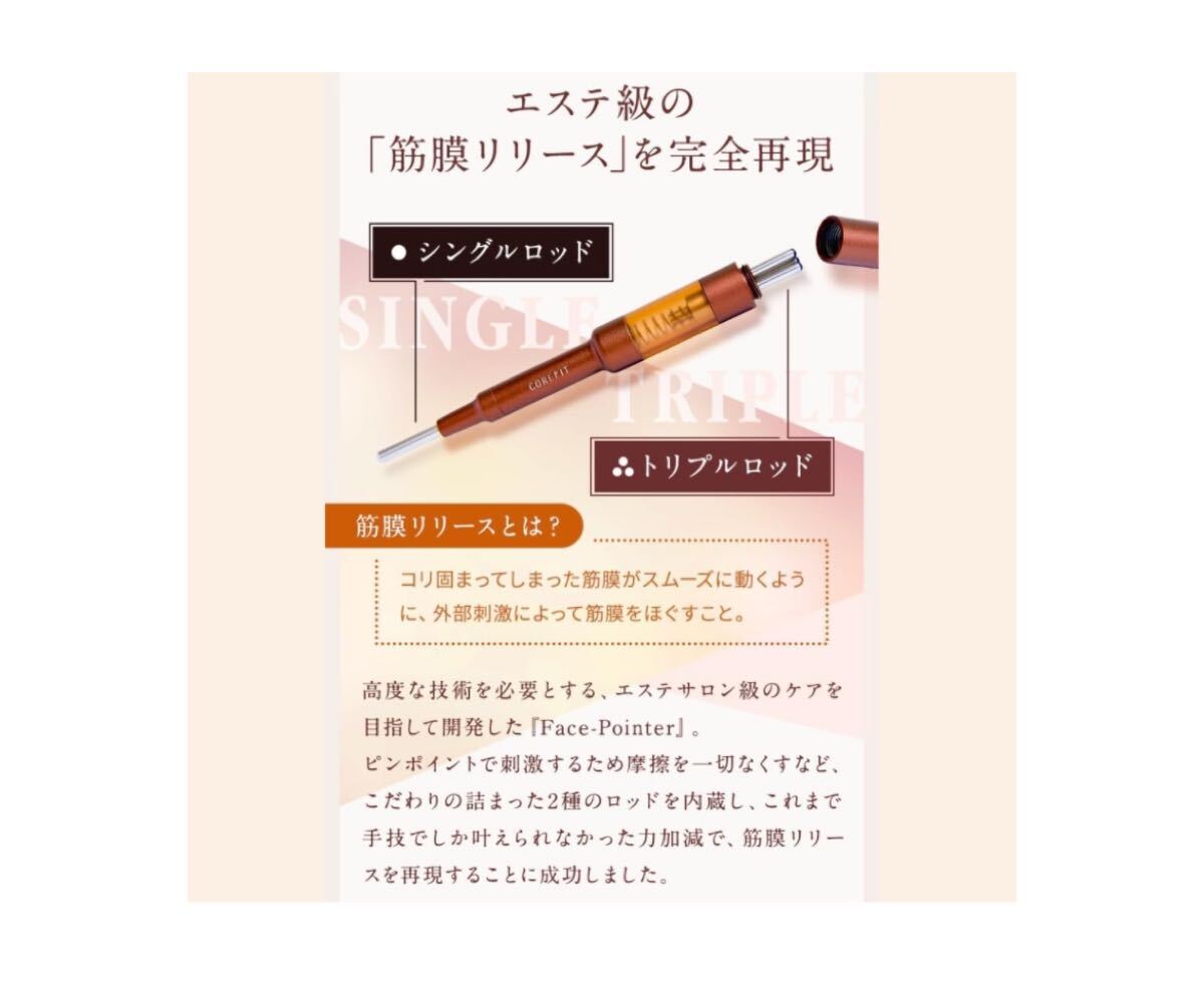 610p0433 Face-Pointer フェイスポインター ペン型美顔器 筋膜 610p0433 Face-Pointer フェイスポインター ペン型美顔器 筋膜