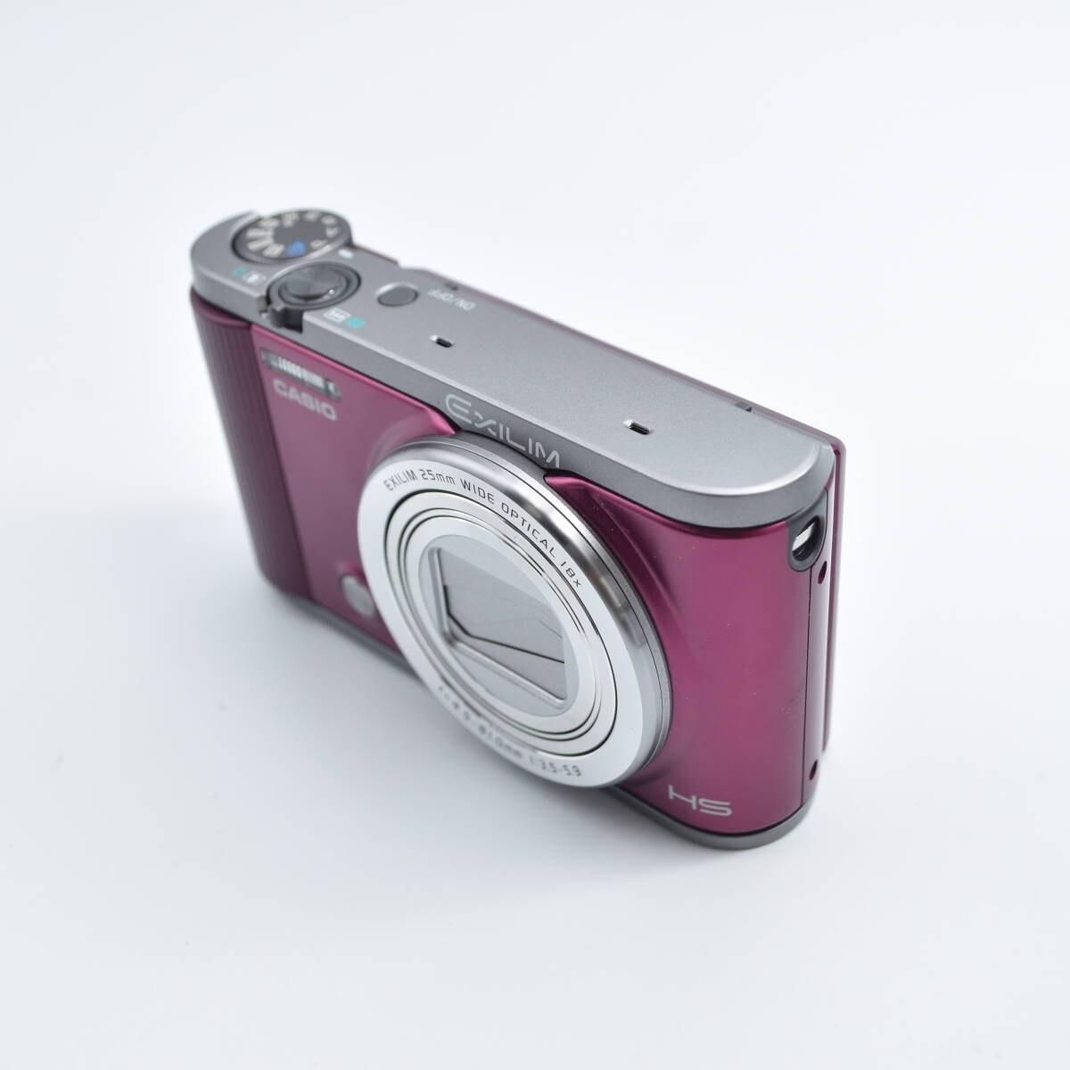 CASIO EXILIM ワインレッド【中古】 中古 カシオ EXILIM EX-ZS240 レッド 程度：AB（良品）