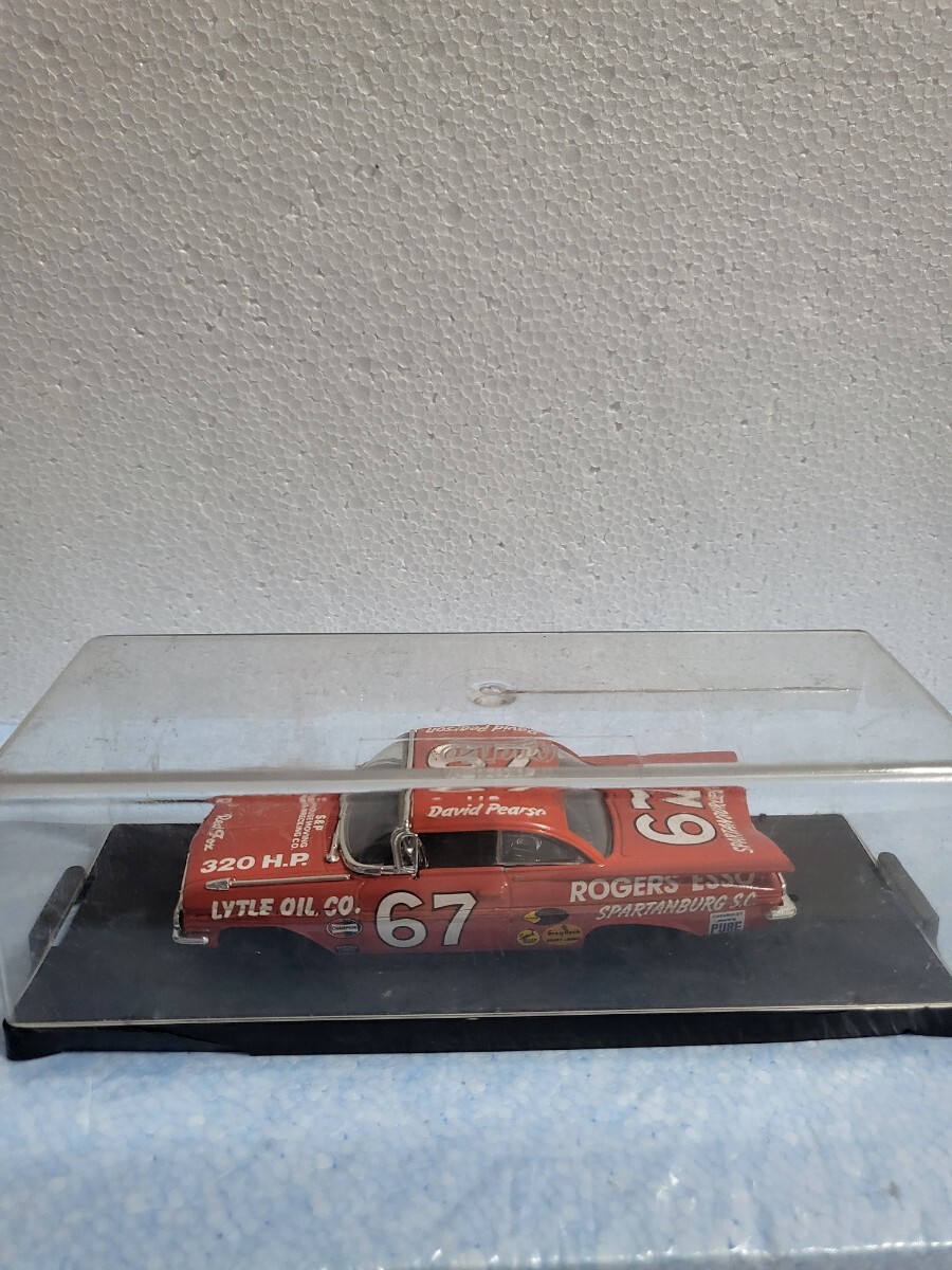 絶版ミニカー 1/43 カルッオQuartzo DAVID PEARSON 1959 CHEVY NASCAR MODEL ケース破損