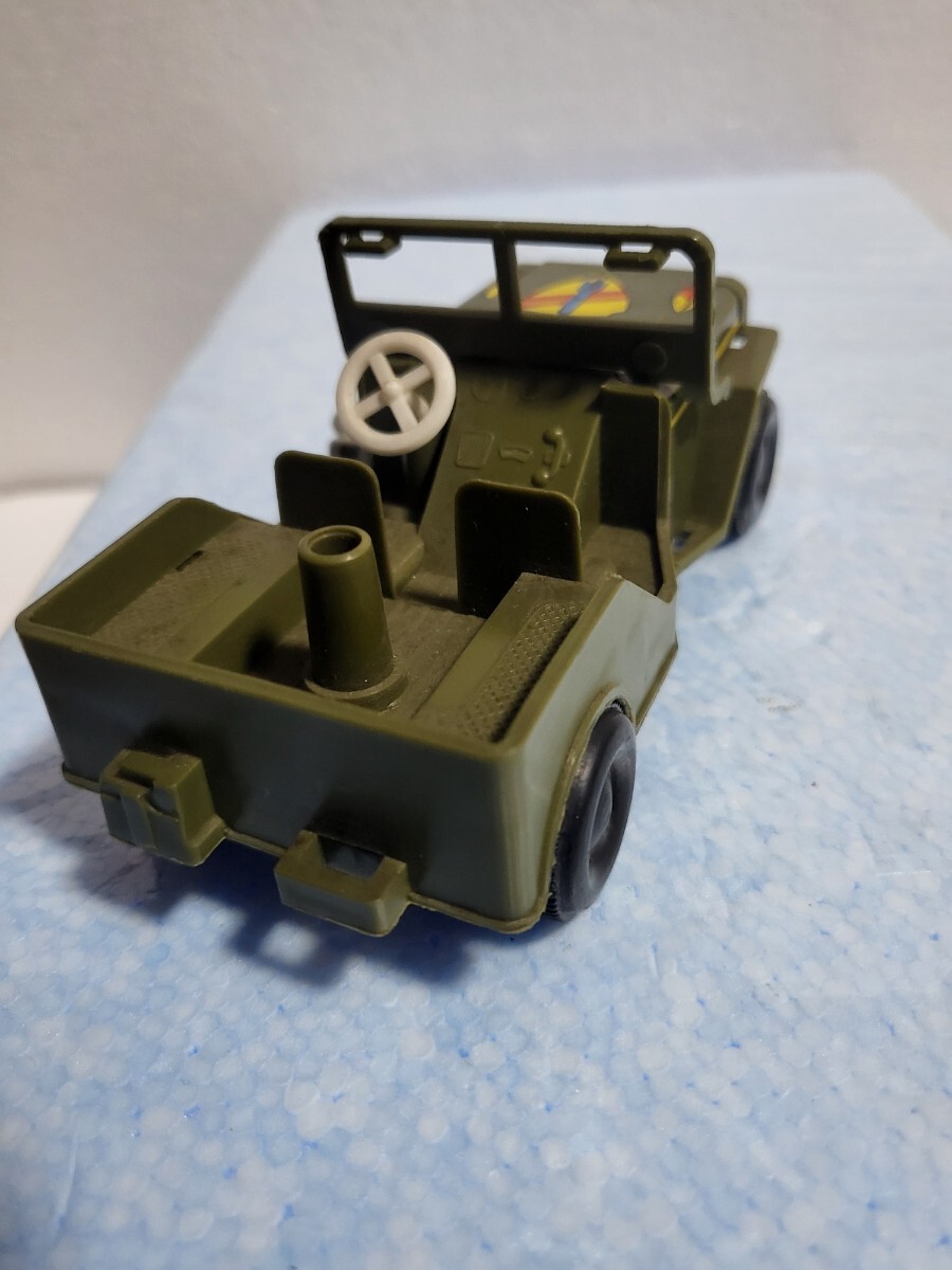  Showa Retro подлинная вещь takatok Mitsubishi Jeep J52 type MISSILE JEEPzen мой приспособление пластиковый часть жестяная пластина сделано в Японии 