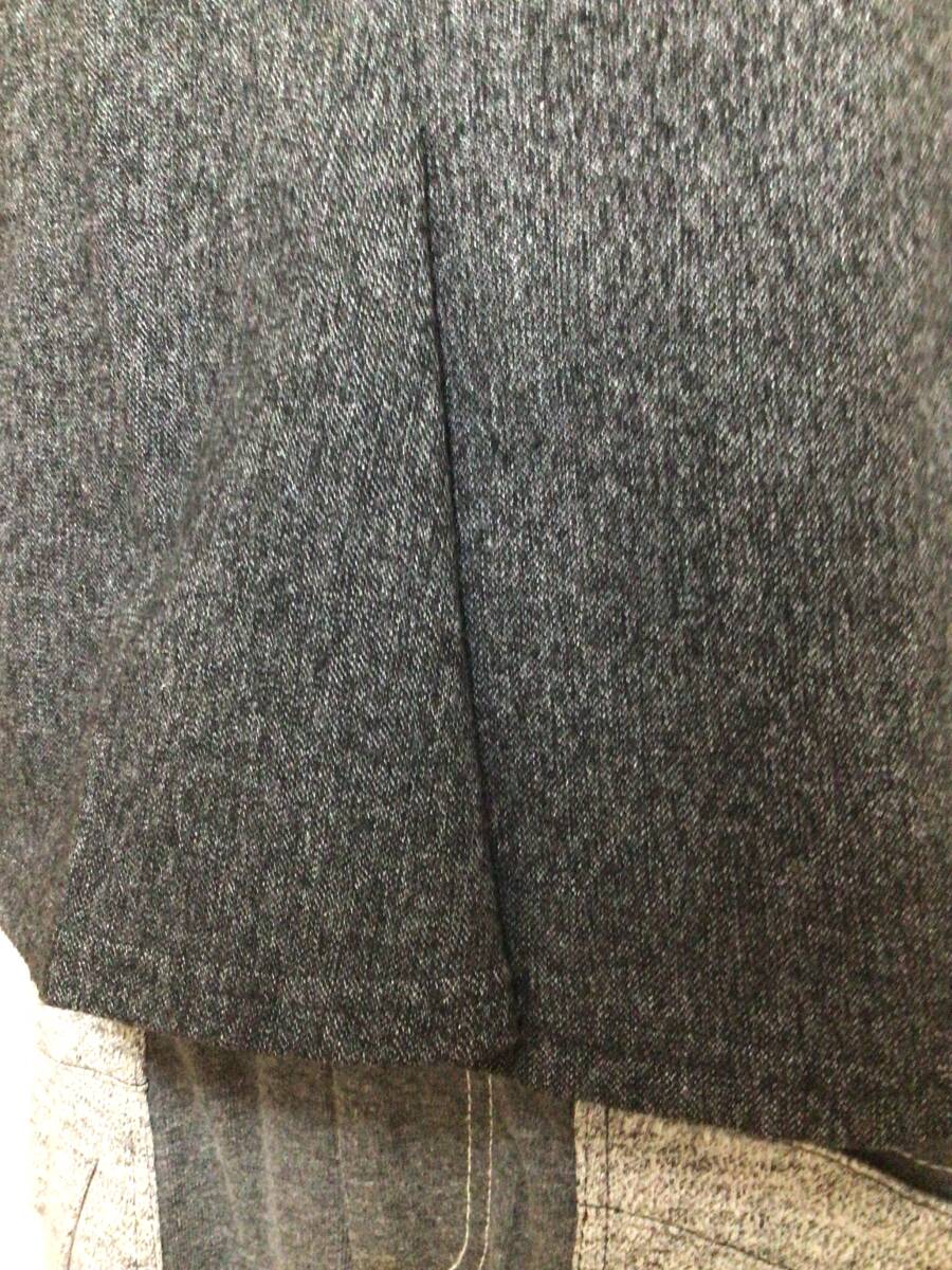 M1432／センソユニコ u.b2 オシャレな切替ベスト／38／ブラック_画像3