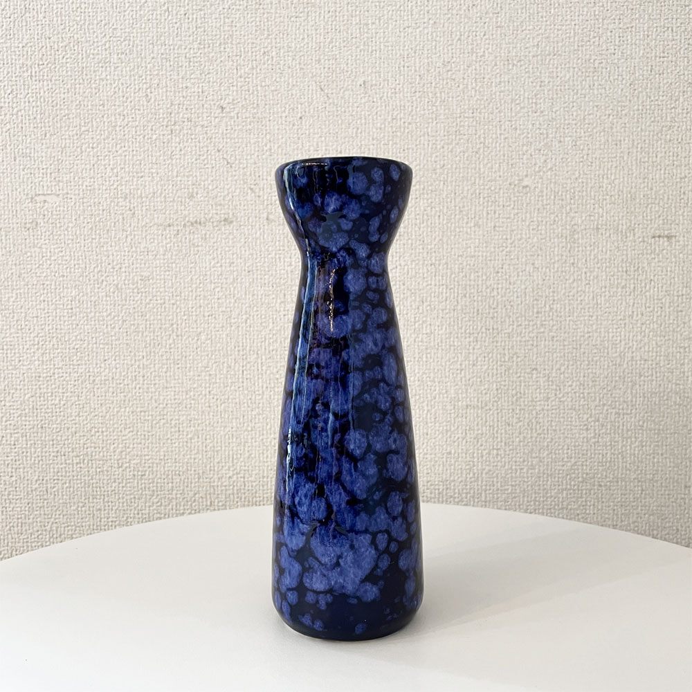 ◎ ファットラヴァ FAT LAVA シューリッヒ Scheurich フラワーベース 花瓶 ブルー H22cm 西ドイツ West Germany ビンテージ B