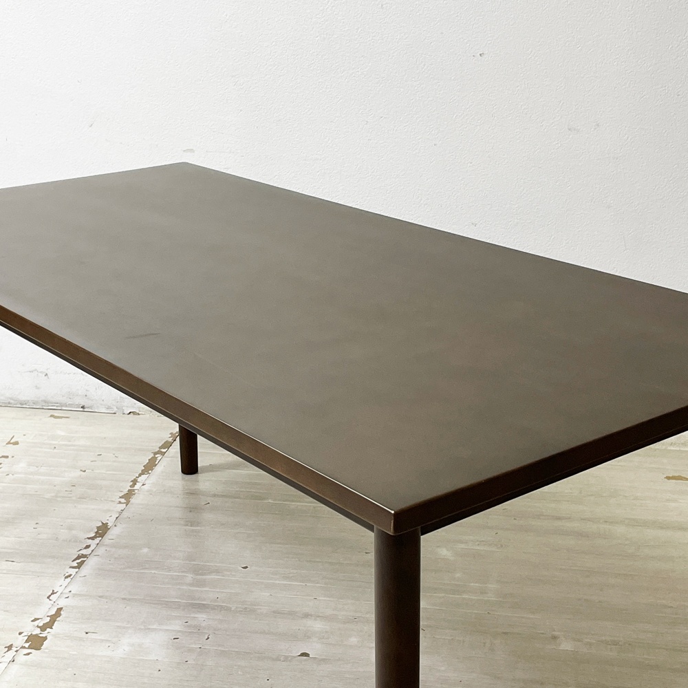 ○ 無印良品 MUJI ダイニングテーブル ブナ材 ブラウン W165cm ○ 無印良品 MUJI ダイニングテーブル ブナ材 ブラウン W165cm