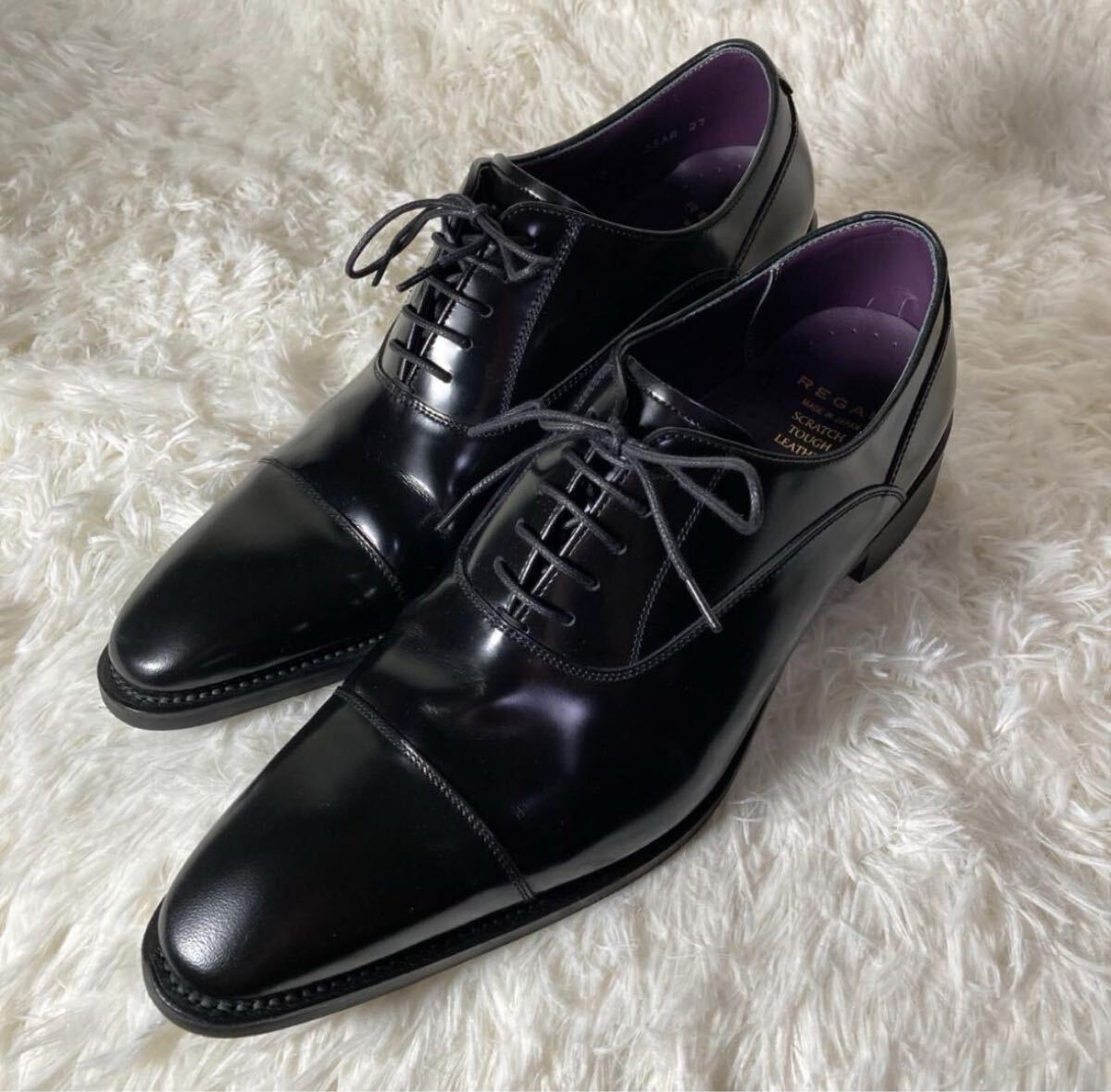 アパレル】 美品 REGAL リーガル レザー 革靴 ストレートチップ アパレル】 美品 REGAL リーガル レザー 革靴 ストレートチップ