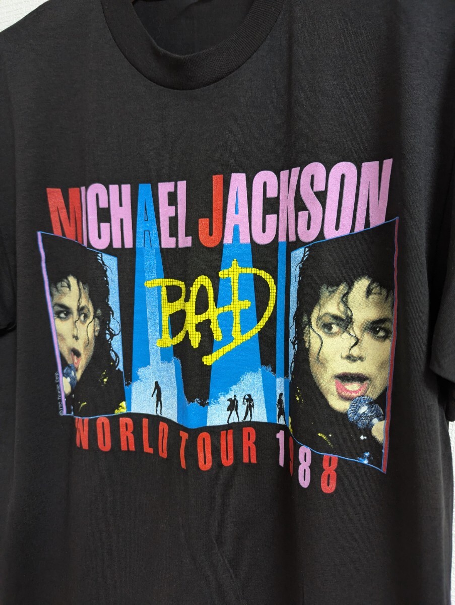 未使用品 USA製 MICHAEL JACKSON マイケルジャクソン Tシャツ 88 未使用品 USA製 MICHAEL JACKSON マイケルジャクソン Tシャツ 88