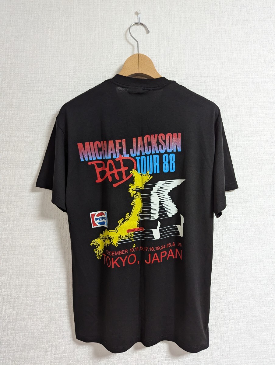 未使用品 USA製 MICHAEL JACKSON マイケルジャクソン Tシャツ 88 未使用品 USA製 MICHAEL JACKSON マイケルジャクソン Tシャツ 88