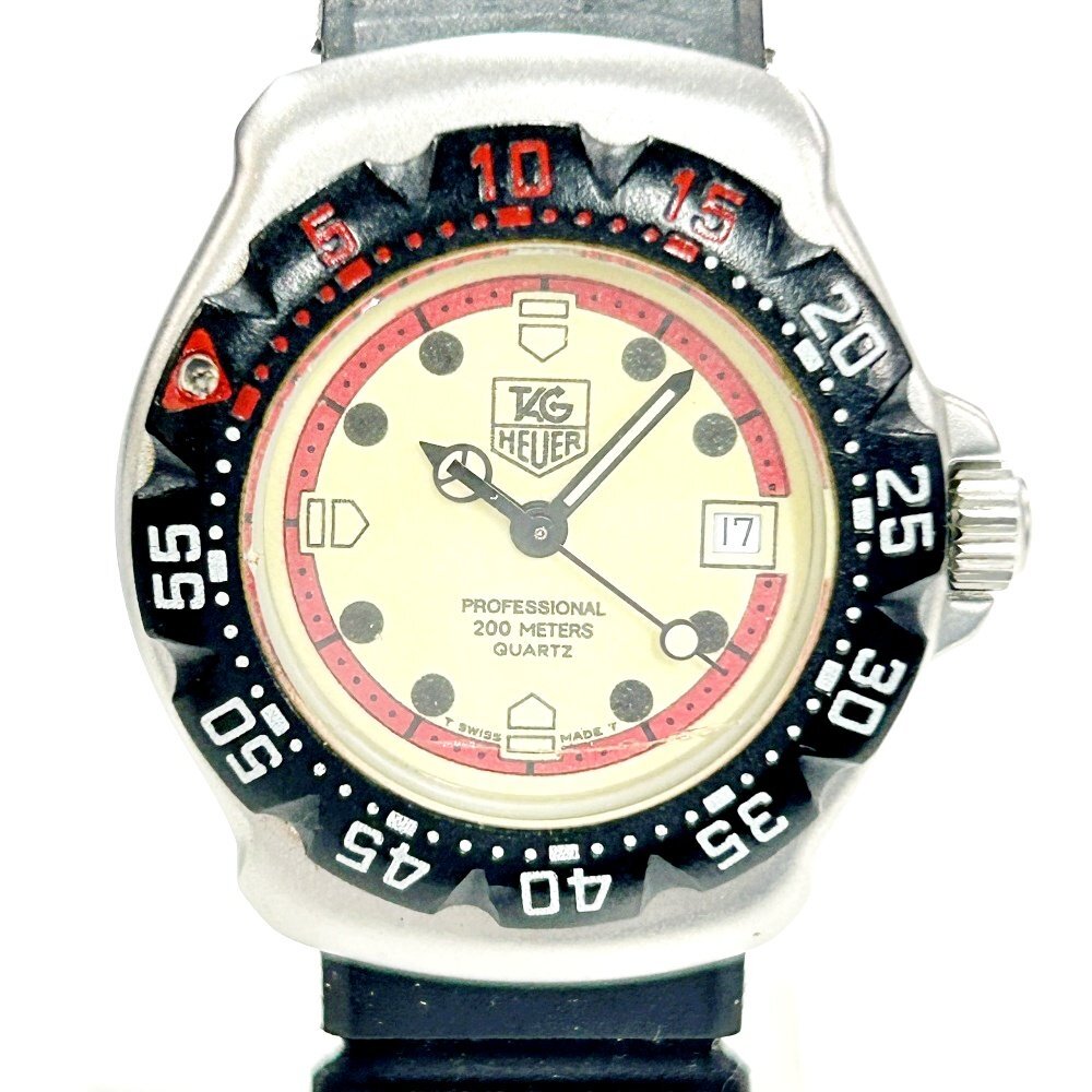 【1円スタート】TAG HEUER タグホイヤー 371.503 フォーミュラ1 SS×ラバー クオーツ レディース腕時計 ジャンク 325381