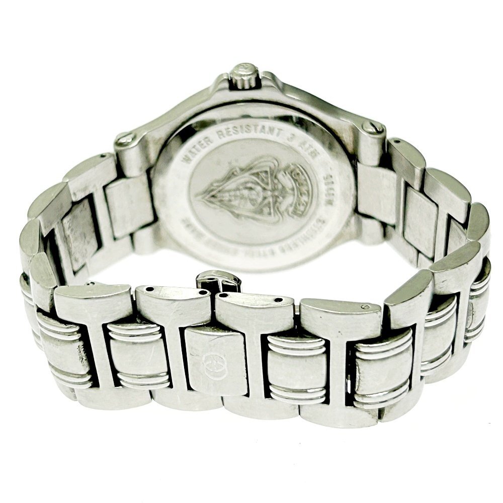 【1円スタート】GUCCI グッチ 9040M SS ブラック文字盤 クオーツ メンズ腕時計 ジャンク 325422