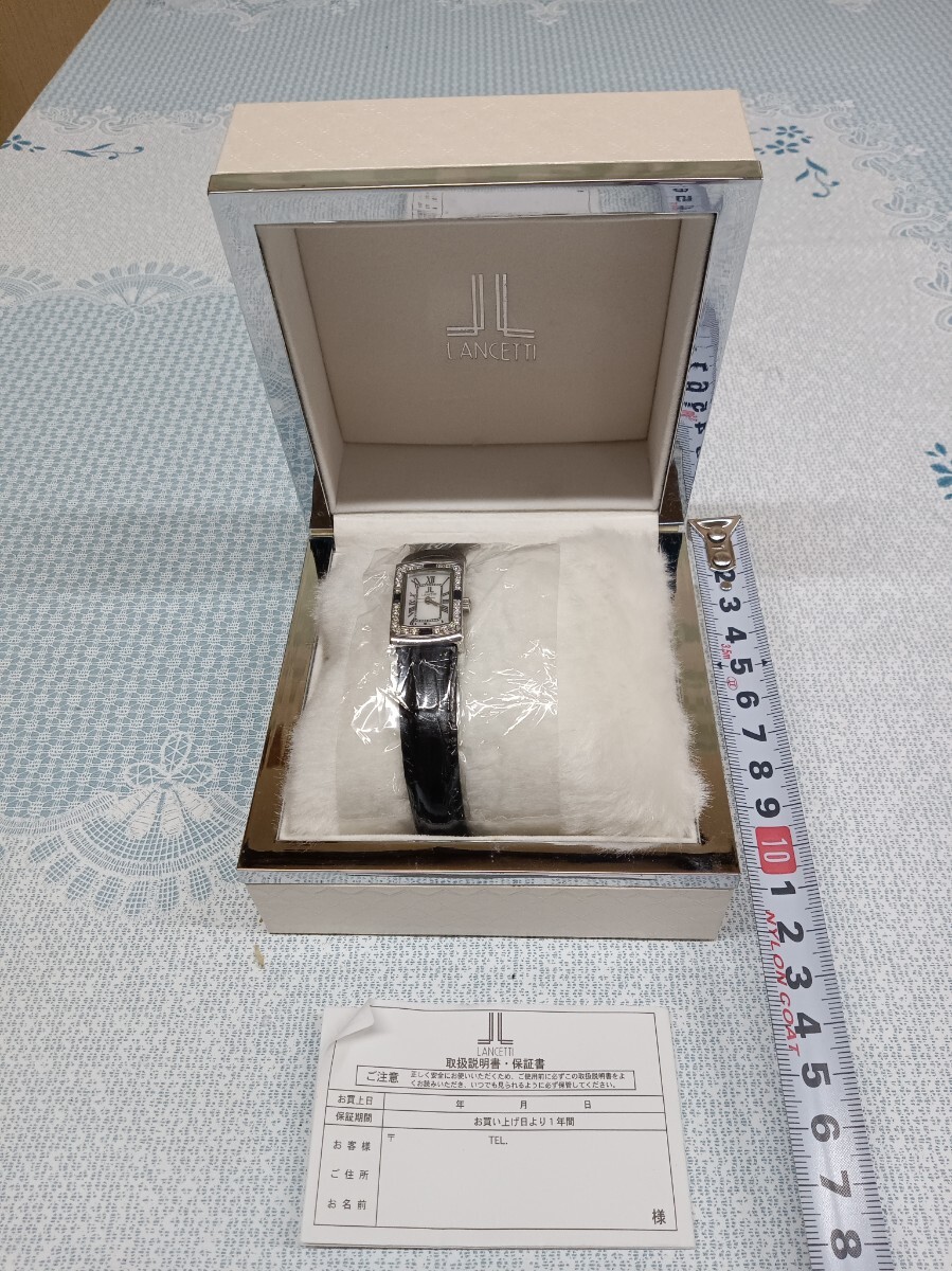 LANCETTI レディース 腕時計 クォーツ 三日間　　保証