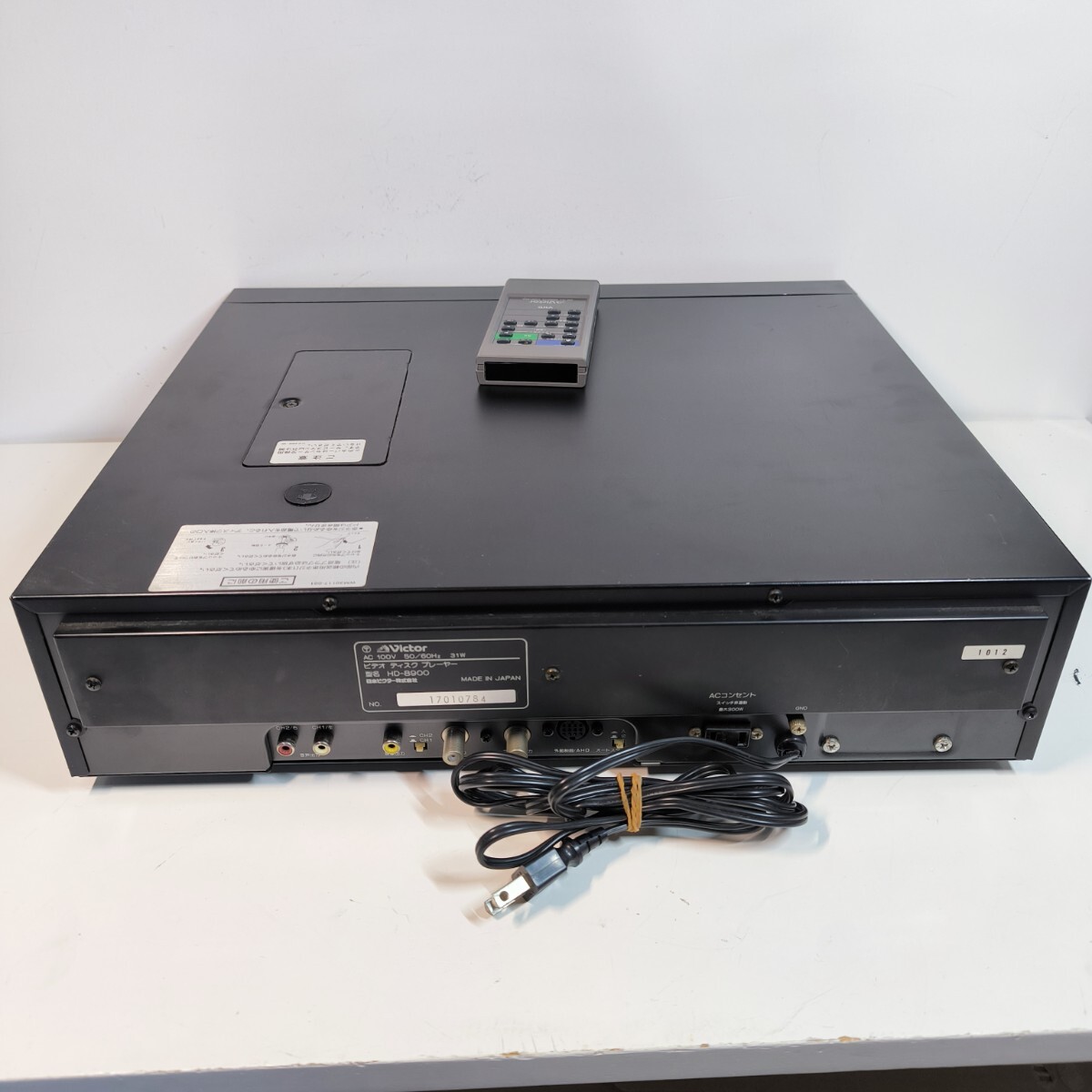 Victor VHDプレーヤー HD-8900 動作確認済み ベルト交換済み Victor VHDプレーヤー HD-8900 動作確認済み ベルト交換済み