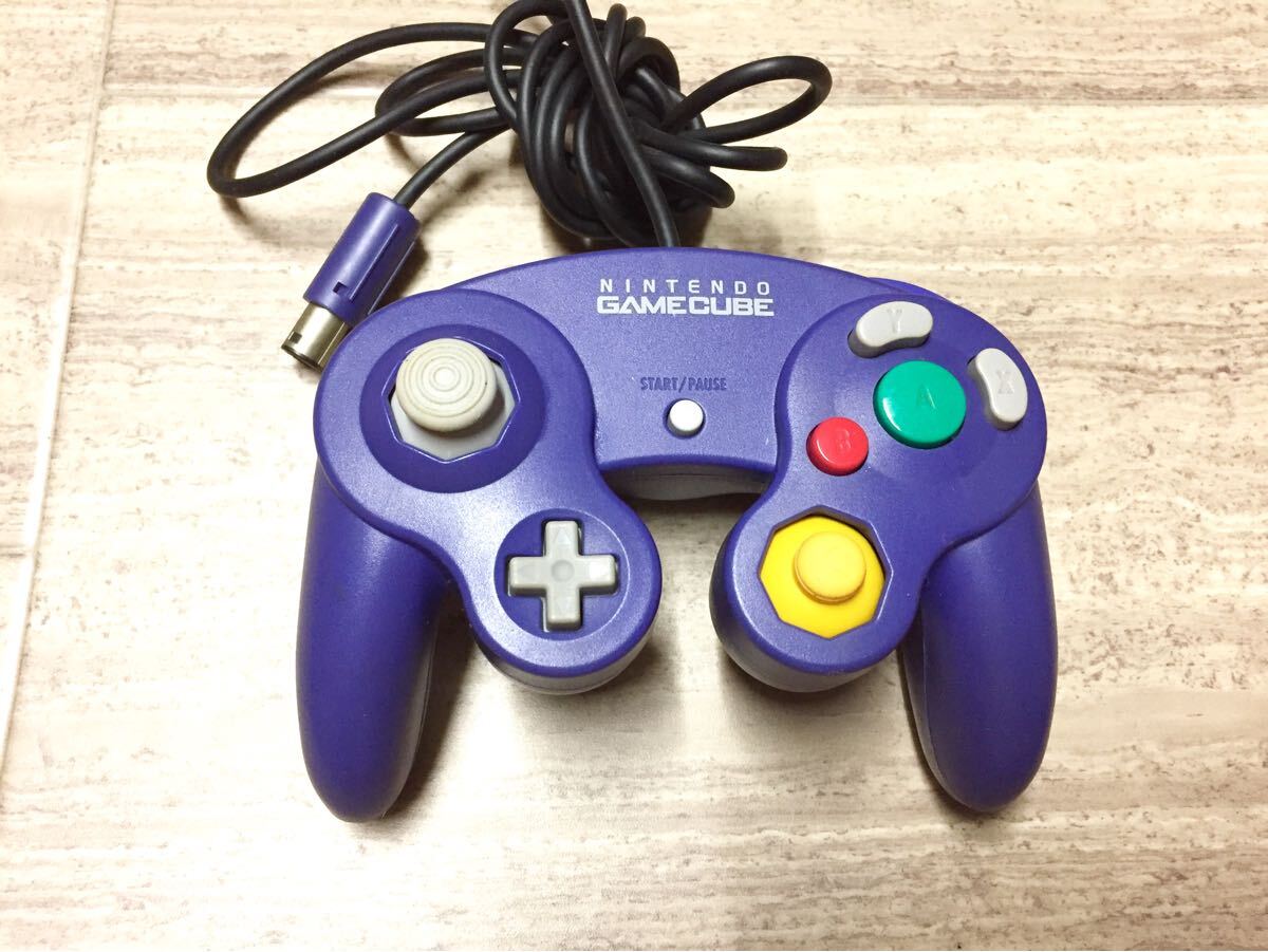 ☆美品即決☆ ゲームキューブ　コントローラー　 バイオレット