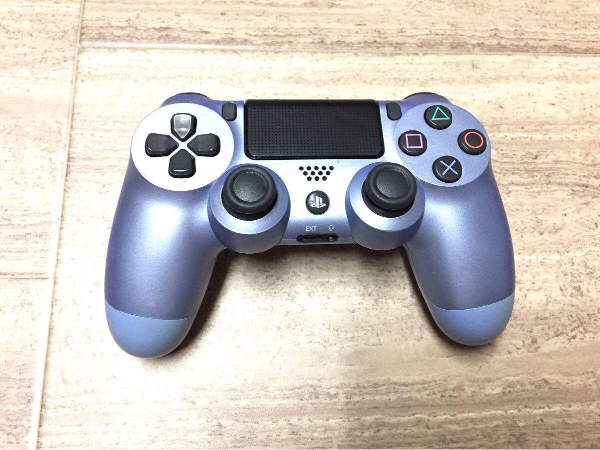 ★動作良品即決★PS4 SONY純正品 コントローラー デュアルショック4 後期型　 ブルー