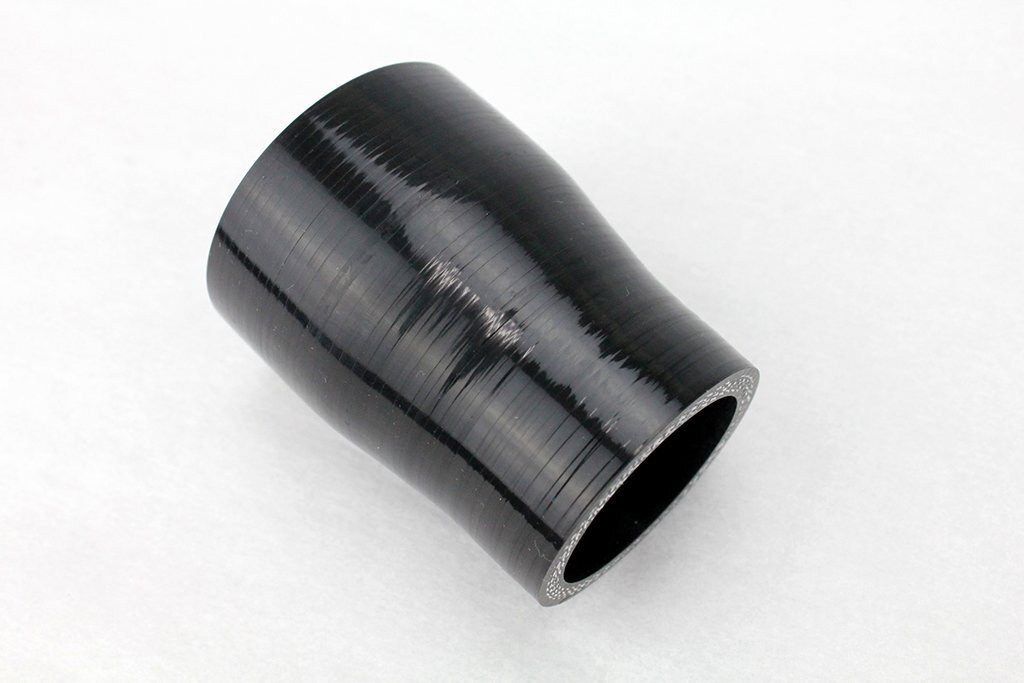 送料格安 40mm-50mm 異徑ストレート 強(qiáng)化シリコンホース 4層 ブラック 黒 4プライ インテークホース ラジエーター ヒーター 40Φ-50Φ