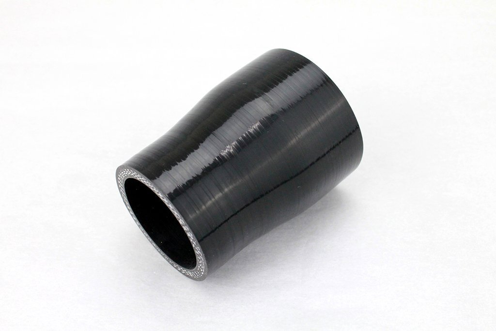 送料格安 40mm-50mm 異徑ストレート 強(qiáng)化シリコンホース 4層 ブラック 黒 4プライ インテークホース ラジエーター ヒーター 40Φ-50Φ